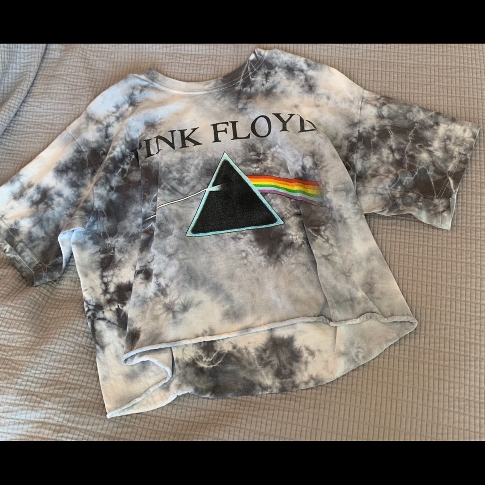 a Pink Floyd crop top